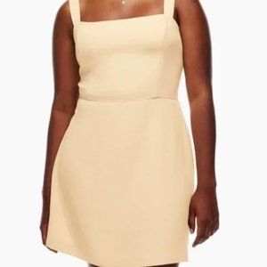 NWT WILFRED APERATURE MINI DRESS WITH TIE BACK DETAIL | ARITZIA